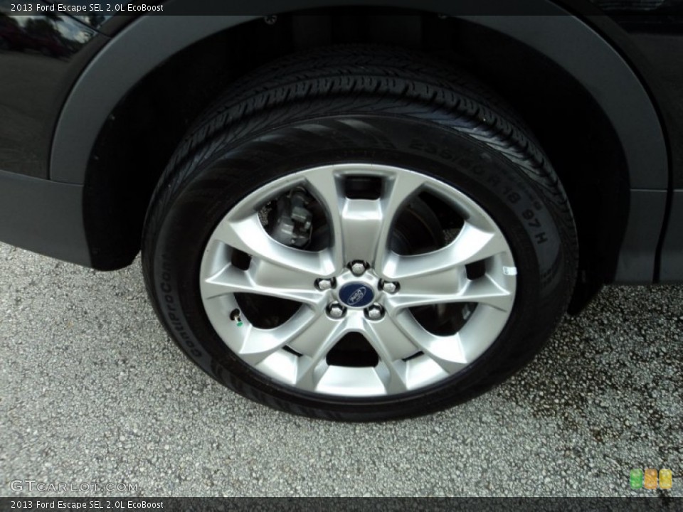 2013 Ford Escape SEL 2.0L EcoBoost Wheel and Tire Photo #82907760