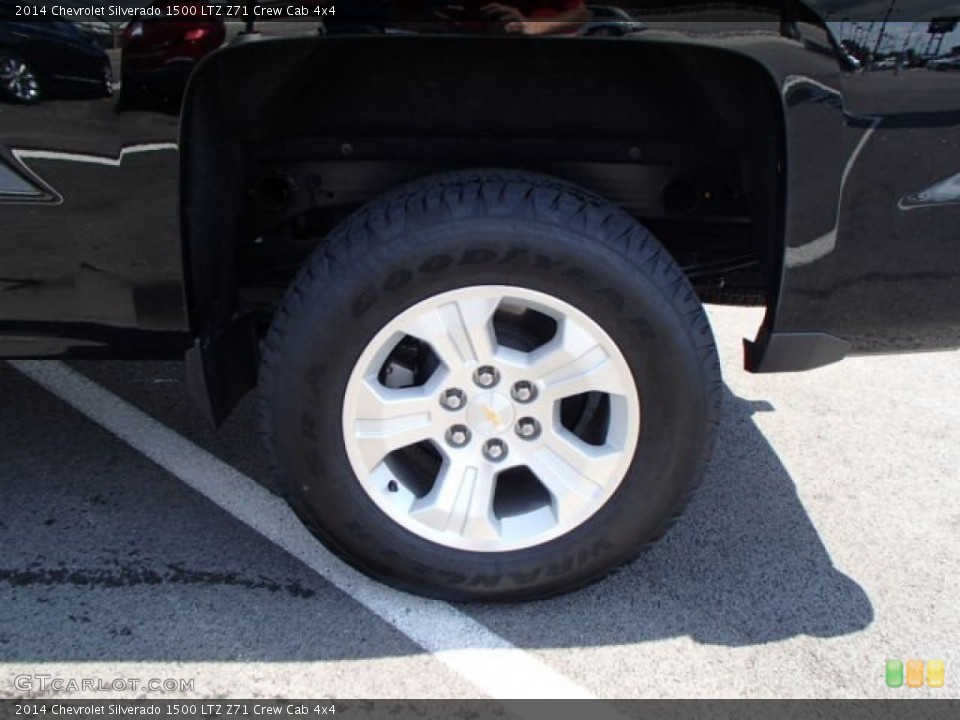 2014 Chevrolet Silverado 1500 LTZ Z71 Crew Cab 4x4 Wheel and Tire Photo #82907776