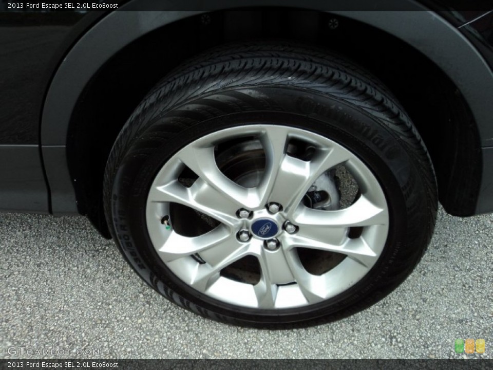 2013 Ford Escape SEL 2.0L EcoBoost Wheel and Tire Photo #82907921