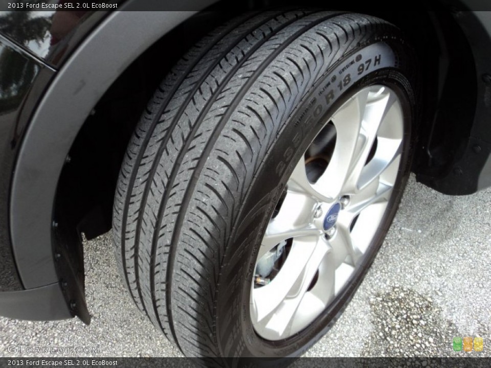 2013 Ford Escape SEL 2.0L EcoBoost Wheel and Tire Photo #82908472
