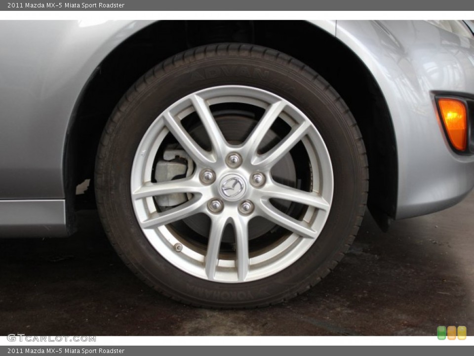 2011 Mazda MX-5 Miata Sport Roadster Wheel and Tire Photo #82910527