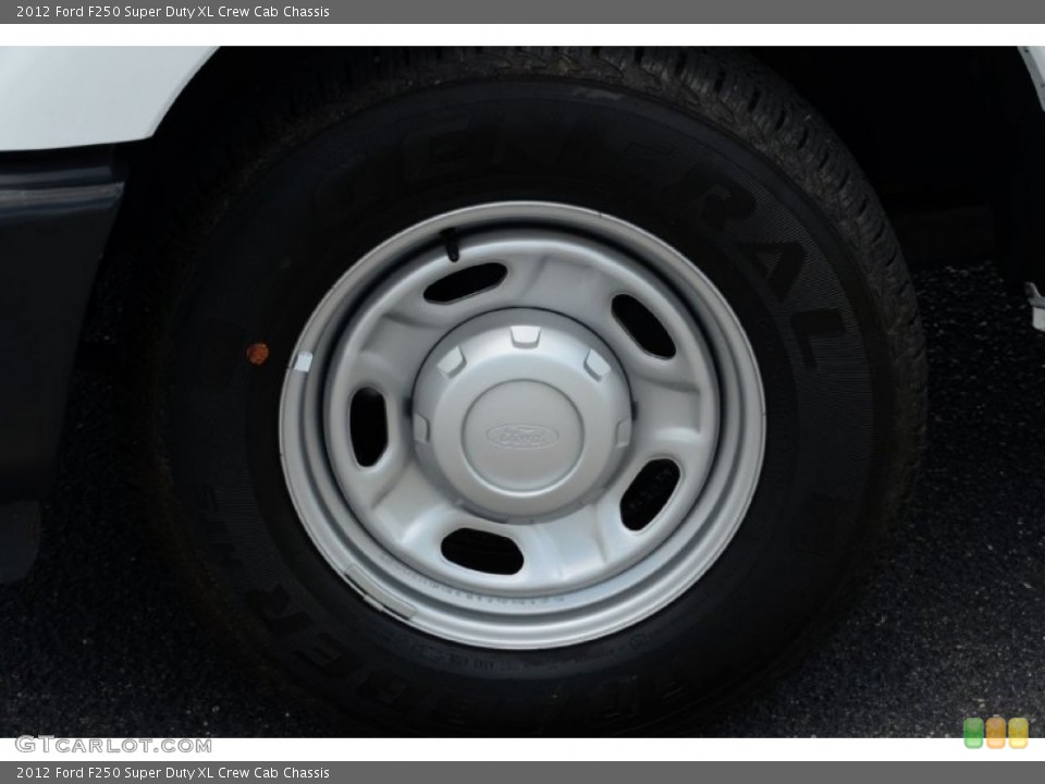 2012 Ford F250 Super Duty XL Crew Cab Chassis Wheel and Tire Photo #82913641
