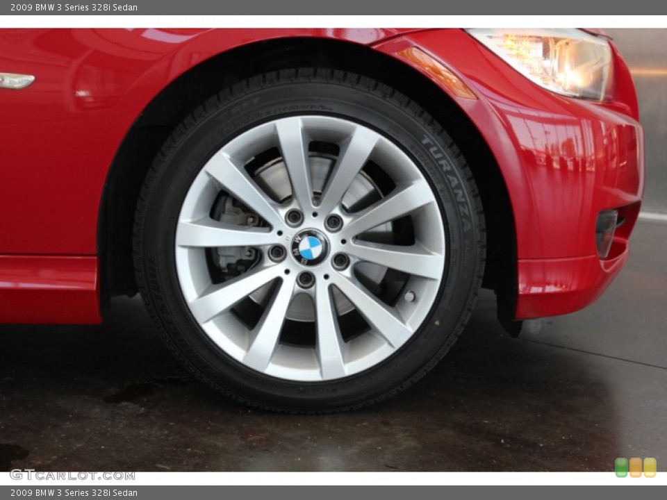 2009 BMW 3 Series 328i Sedan Wheel and Tire Photo #82913782