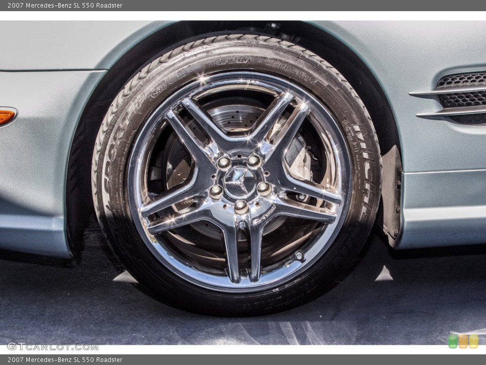 2007 Mercedes-Benz SL 550 Roadster Wheel and Tire Photo #82920029