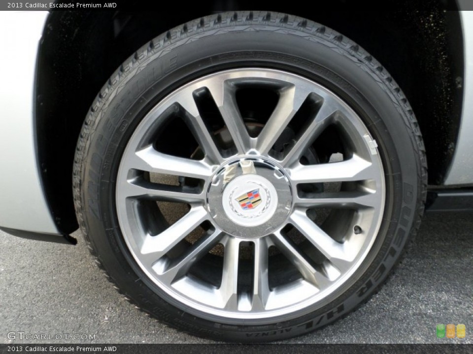 2013 Cadillac Escalade Premium AWD Wheel and Tire Photo #82939436