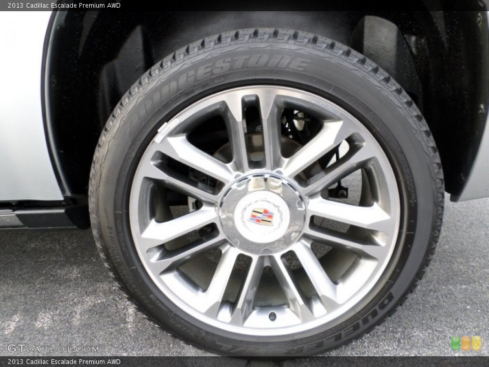 2013 Cadillac Escalade Premium AWD Wheel and Tire Photo #82939459