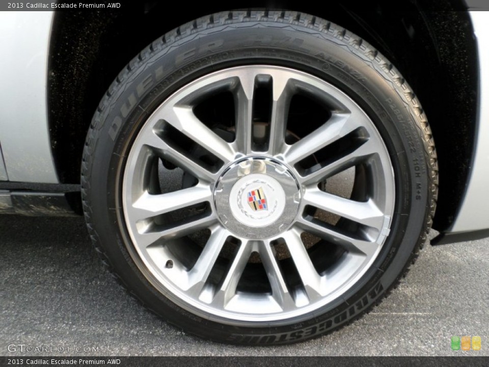 2013 Cadillac Escalade Premium AWD Wheel and Tire Photo #82939484