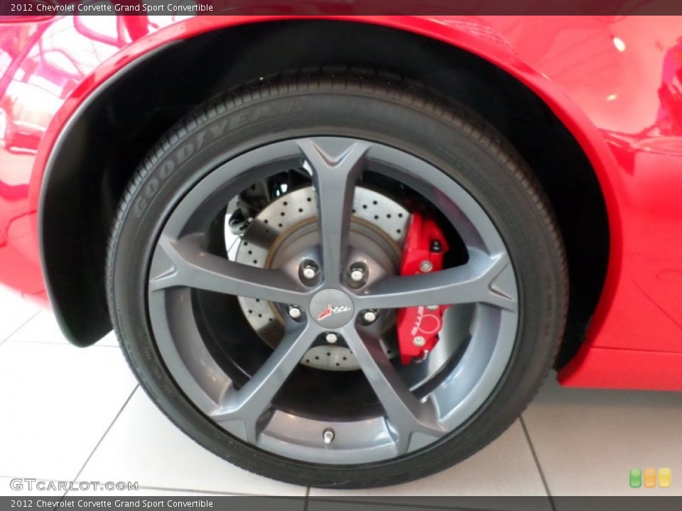 2012 Chevrolet Corvette Grand Sport Convertible Wheel and Tire Photo #82940358