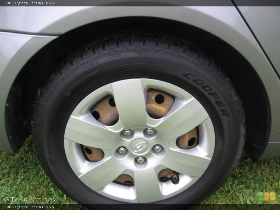 2008 Hyundai Sonata GLS V6 Wheel and Tire Photo #82945282