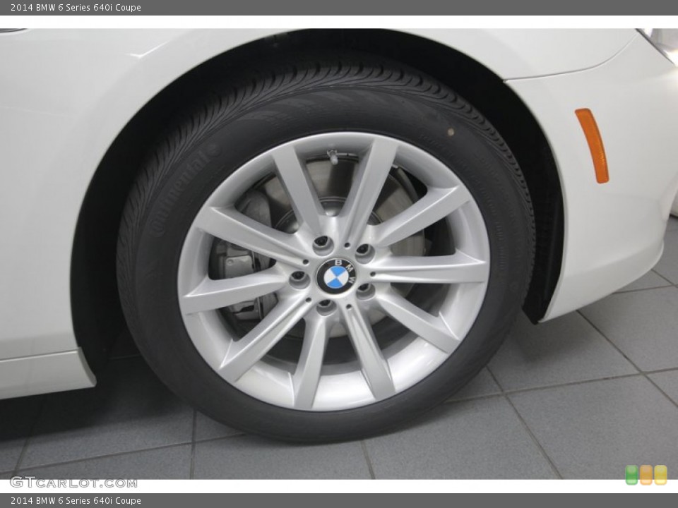 2014 BMW 6 Series 640i Coupe Wheel and Tire Photo #82945888