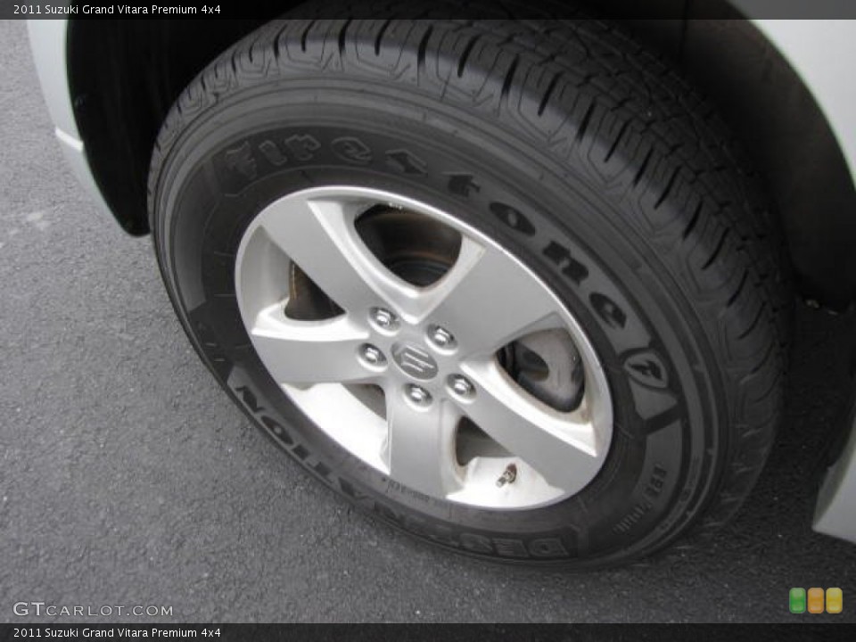 2011 Suzuki Grand Vitara Premium 4x4 Wheel and Tire Photo #82946197