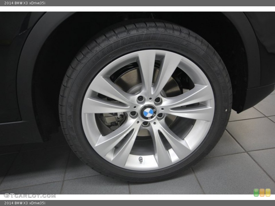 2014 BMW X3 xDrive35i Wheel and Tire Photo #82947343