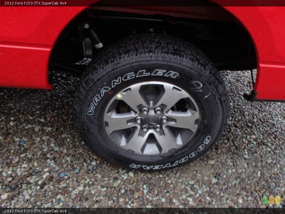 2013 Ford F150 STX SuperCab 4x4 Wheel and Tire Photo #82949133