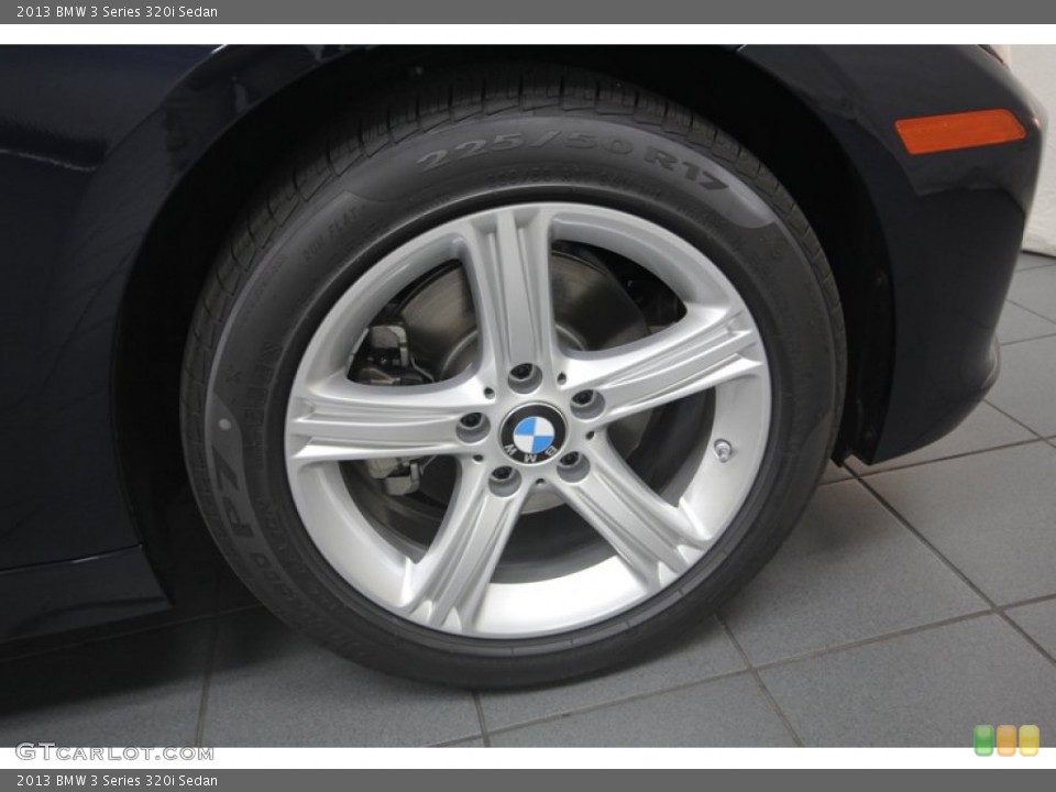 2013 BMW 3 Series 320i Sedan Wheel and Tire Photo #82953619