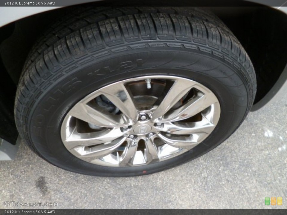 2012 Kia Sorento SX V6 AWD Wheel and Tire Photo #82954778