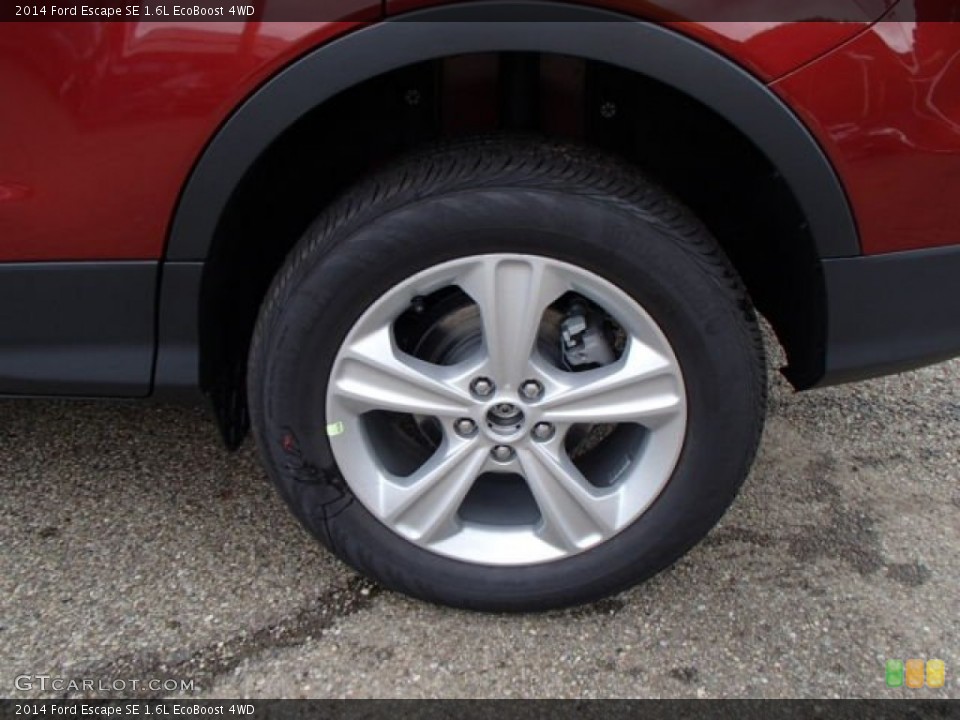 2014 Ford Escape SE 1.6L EcoBoost 4WD Wheel and Tire Photo #82958348