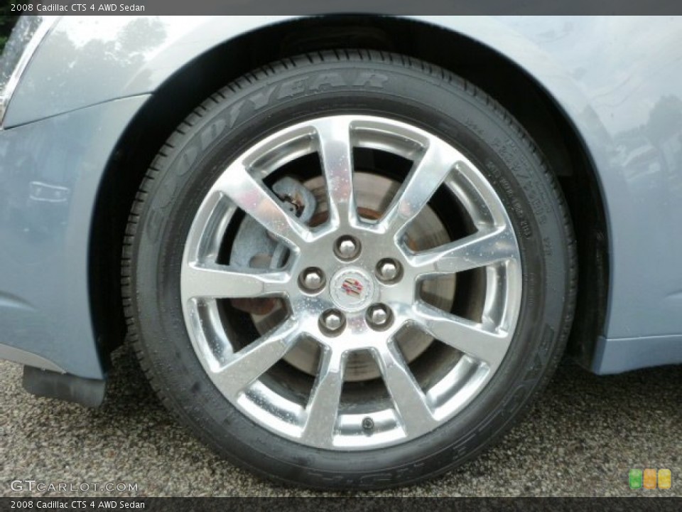 2008 Cadillac CTS 4 AWD Sedan Wheel and Tire Photo #82962503