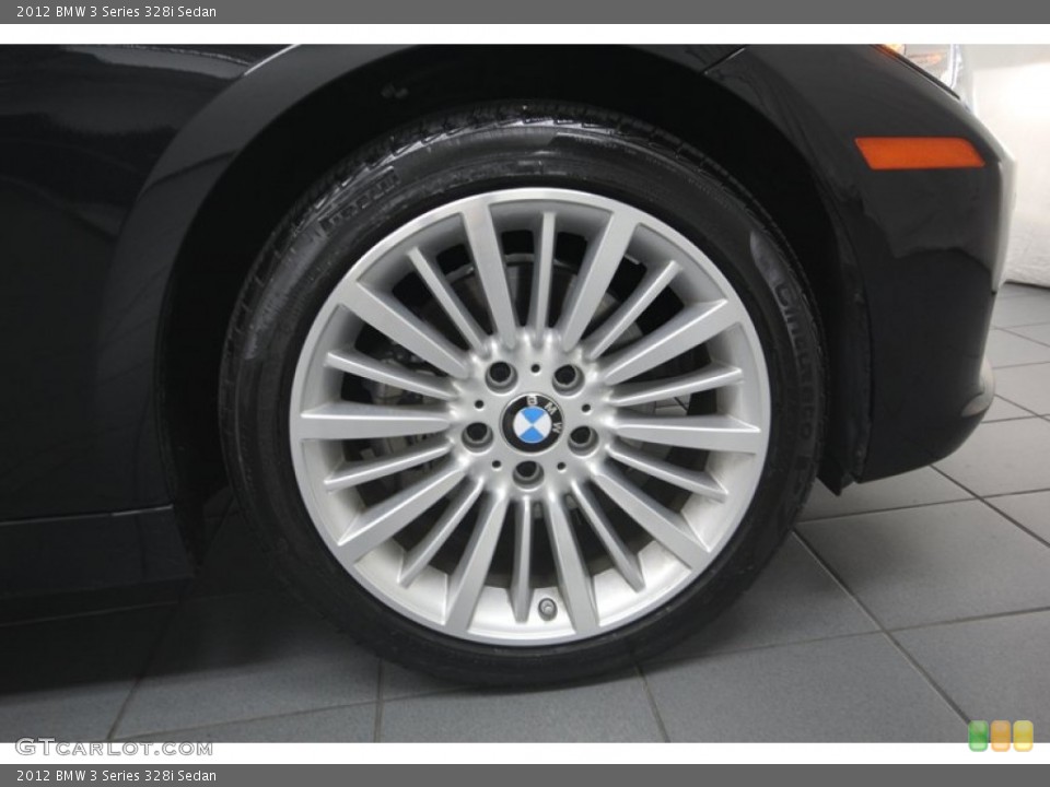 2012 BMW 3 Series 328i Sedan Wheel and Tire Photo #82963270
