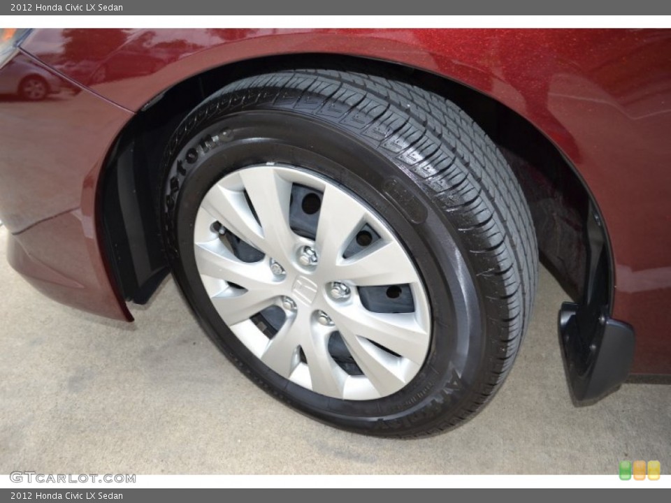 2012 Honda Civic LX Sedan Wheel and Tire Photo #82970779