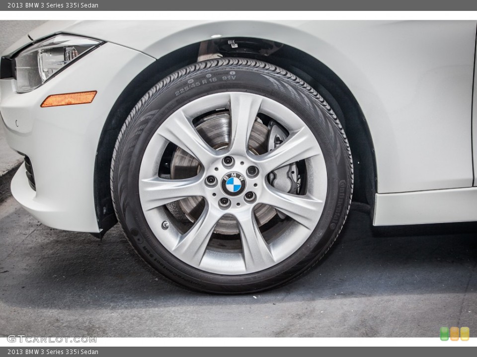 2013 BMW 3 Series 335i Sedan Wheel and Tire Photo #82971197
