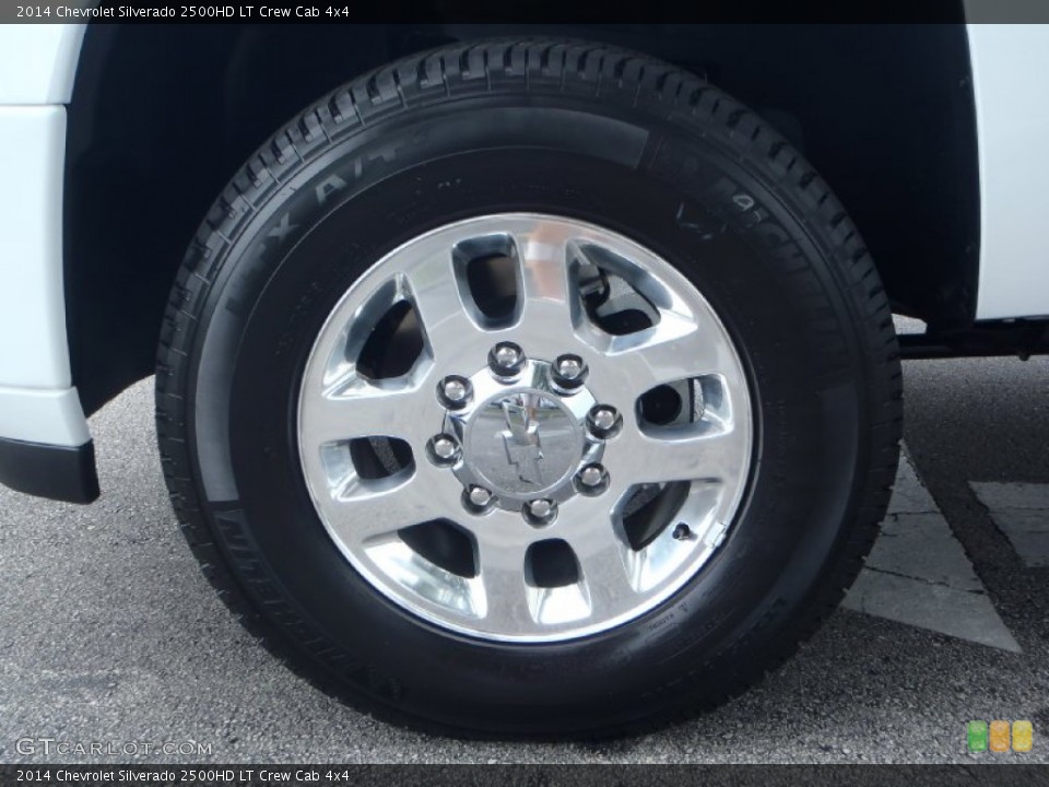 2014 Chevrolet Silverado 2500HD LT Crew Cab 4x4 Wheel and Tire Photo #82971550