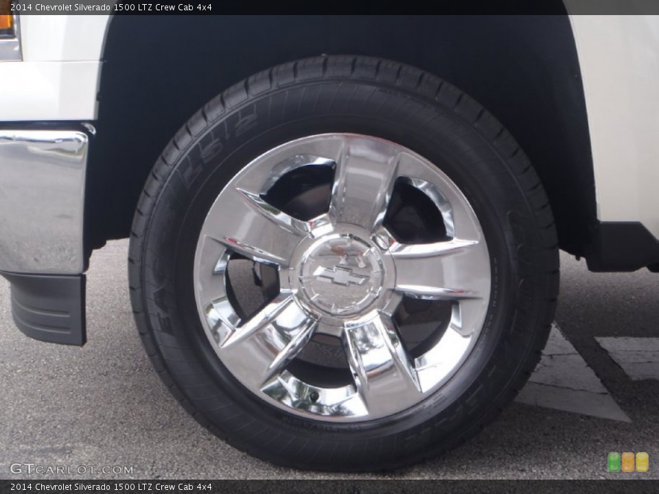 2014 Chevrolet Silverado 1500 LTZ Crew Cab 4x4 Wheel and Tire Photo #82972055