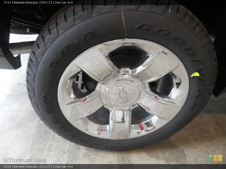 2014 Chevrolet Silverado 1500 LTZ Crew Cab 4x4 Wheel and Tire Photo #82981233