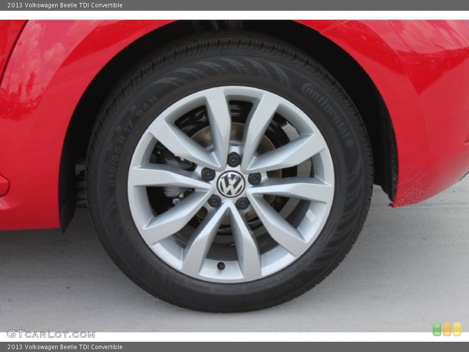 2013 Volkswagen Beetle TDI Convertible Wheel and Tire Photo #82986203