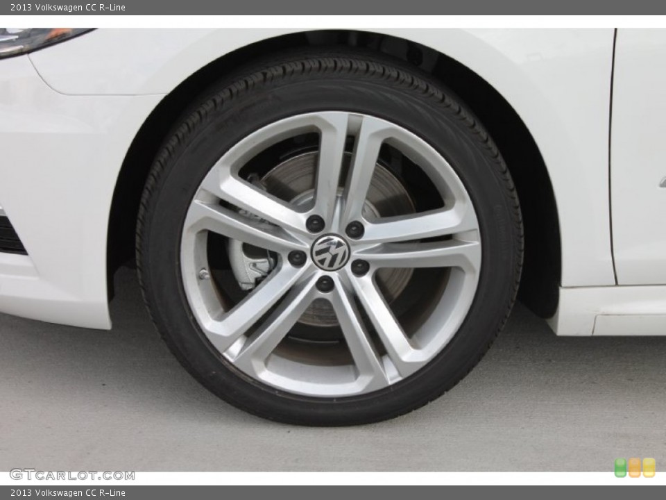 2013 Volkswagen CC R-Line Wheel and Tire Photo #82993022