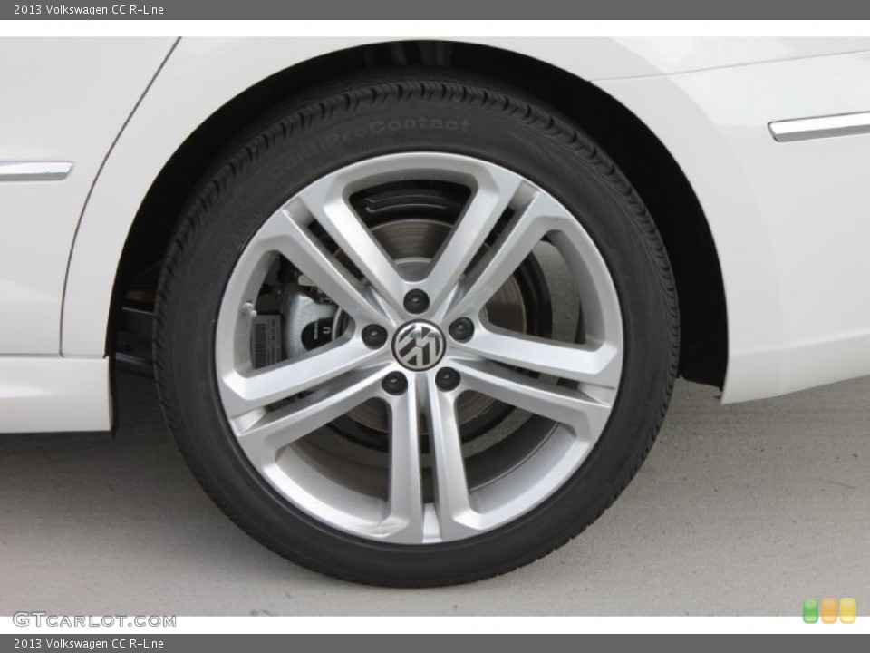 2013 Volkswagen CC R-Line Wheel and Tire Photo #82993058