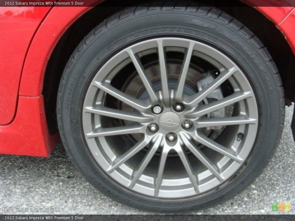2012 Subaru Impreza WRX Premium 5 Door Wheel and Tire Photo #82995292