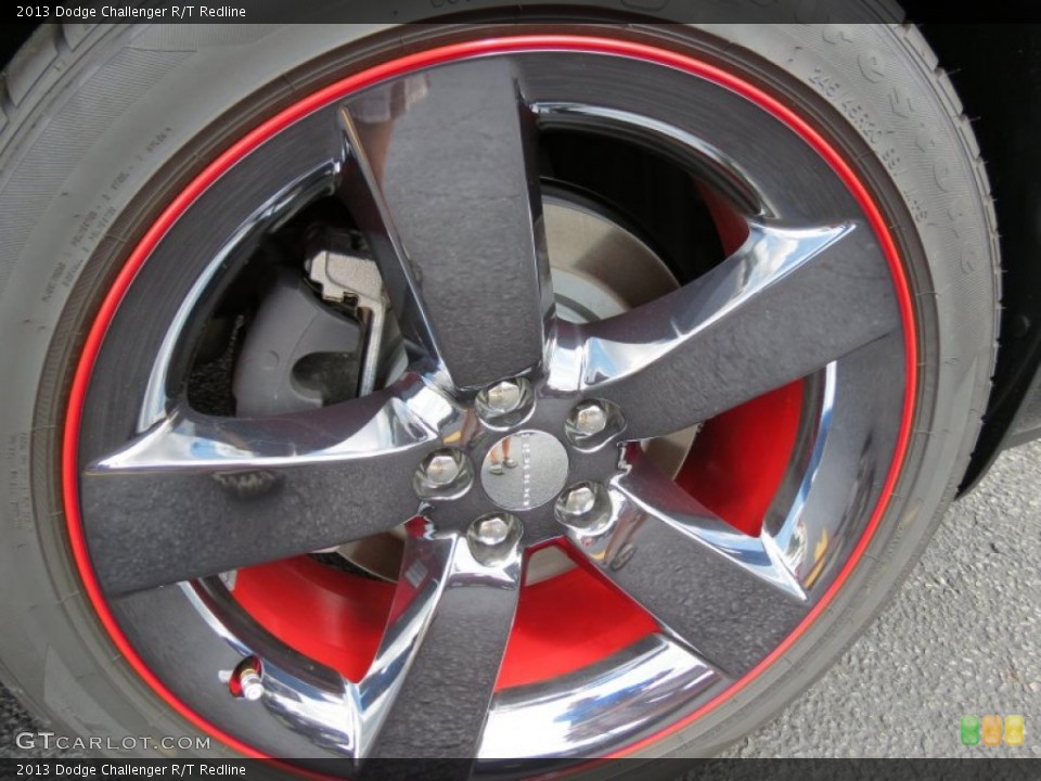2013 Dodge Challenger R/T Redline Wheel and Tire Photo #83001761