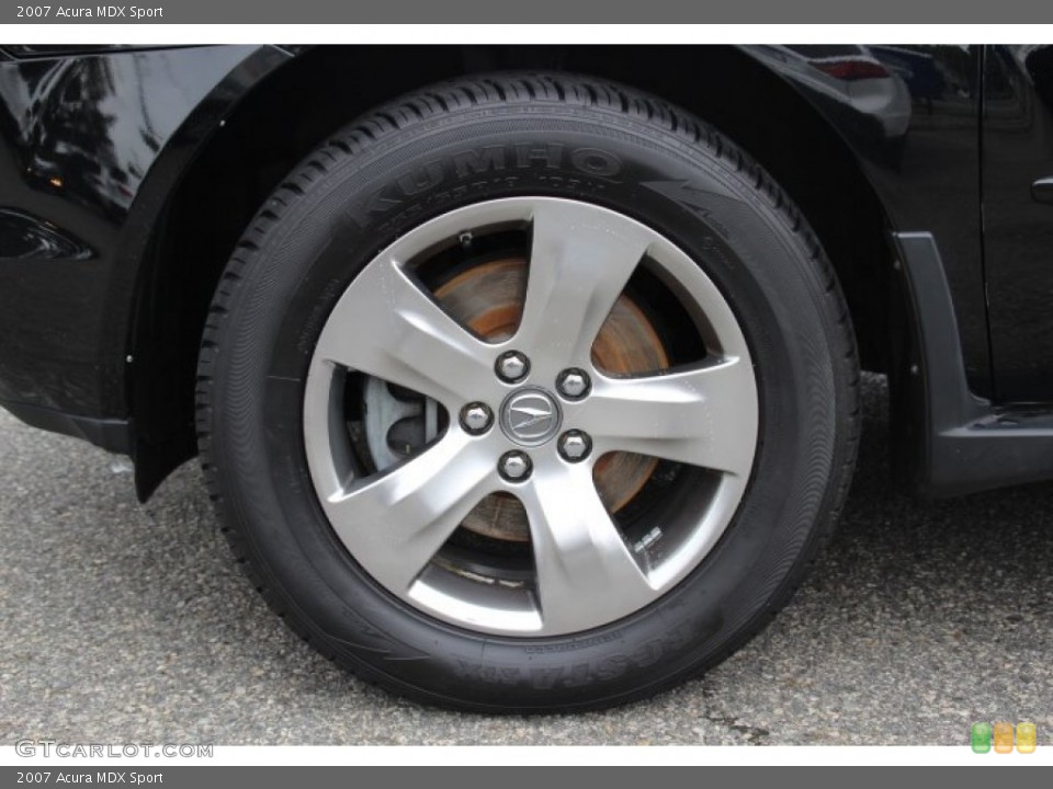 2007 Acura MDX Sport Wheel and Tire Photo #83006210