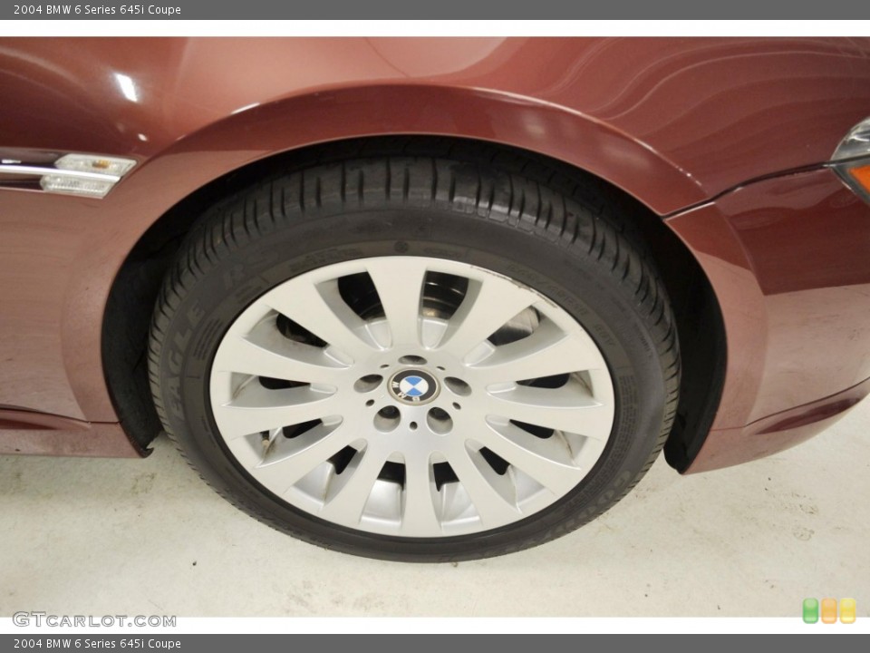 2004 BMW 6 Series 645i Coupe Wheel and Tire Photo #83007832