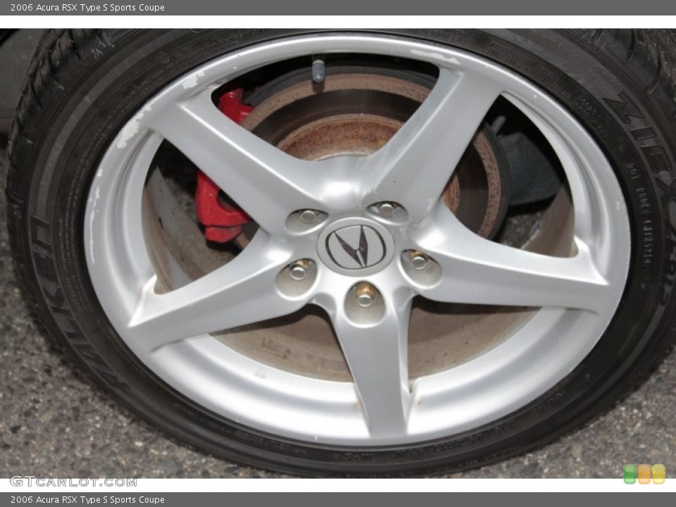 2006 Acura RSX Type S Sports Coupe Wheel and Tire Photo #83009695