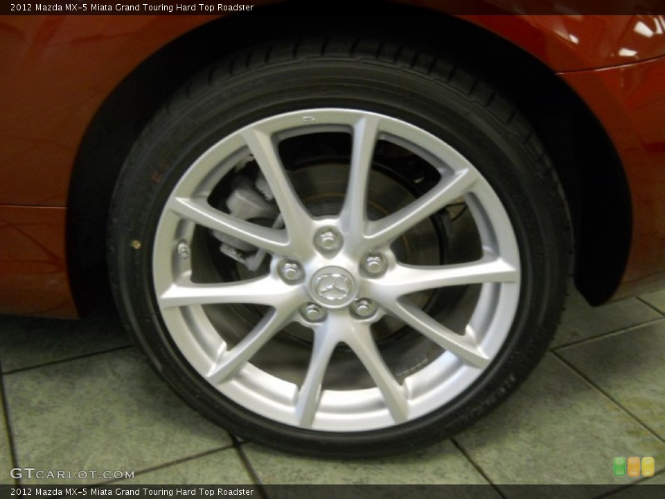 2012 Mazda MX-5 Miata Grand Touring Hard Top Roadster Wheel and Tire Photo #83010251