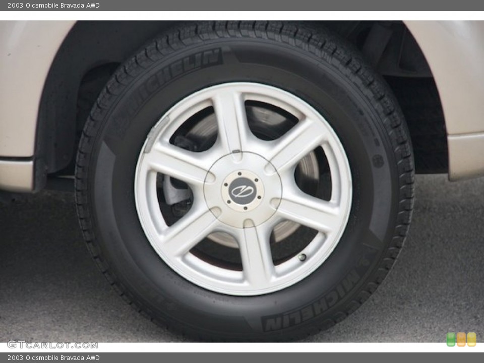2003 Oldsmobile Bravada AWD Wheel and Tire Photo #83014016
