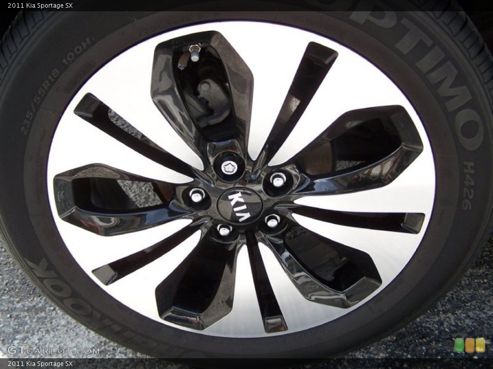 2011 Kia Sportage SX Wheel and Tire Photo #83015696