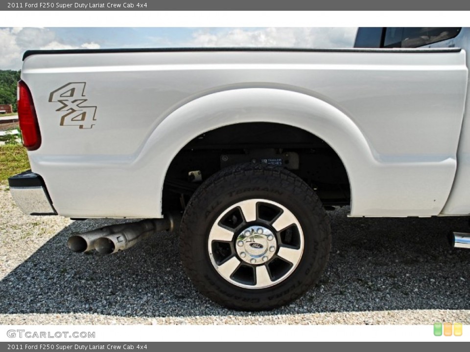 2011 Ford F250 Super Duty Lariat Crew Cab 4x4 Wheel and Tire Photo #83016158