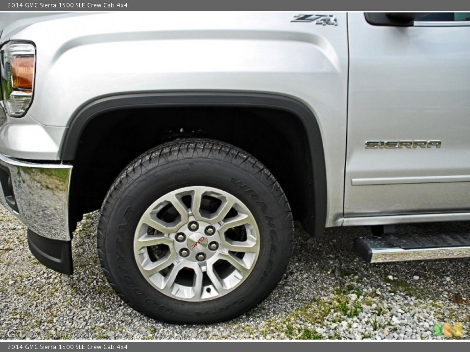 2014 GMC Sierra 1500 SLE Crew Cab 4x4 Wheel and Tire Photo #83016470