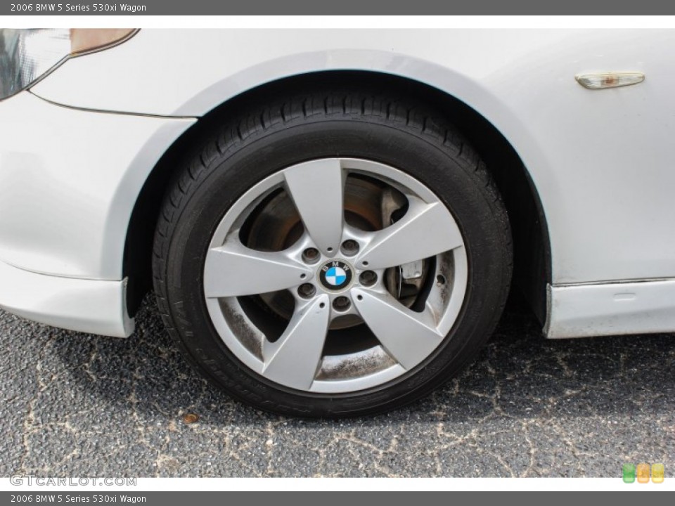 2006 BMW 5 Series 530xi Wagon Wheel and Tire Photo #83018005