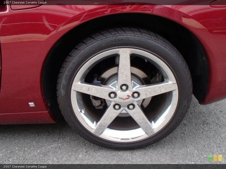 2007 Chevrolet Corvette Coupe Wheel and Tire Photo #83019027