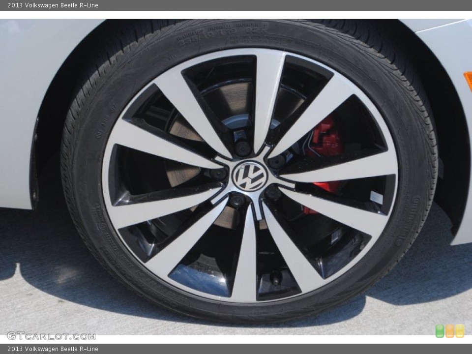 2013 Volkswagen Beetle R-Line Wheel and Tire Photo #83020554