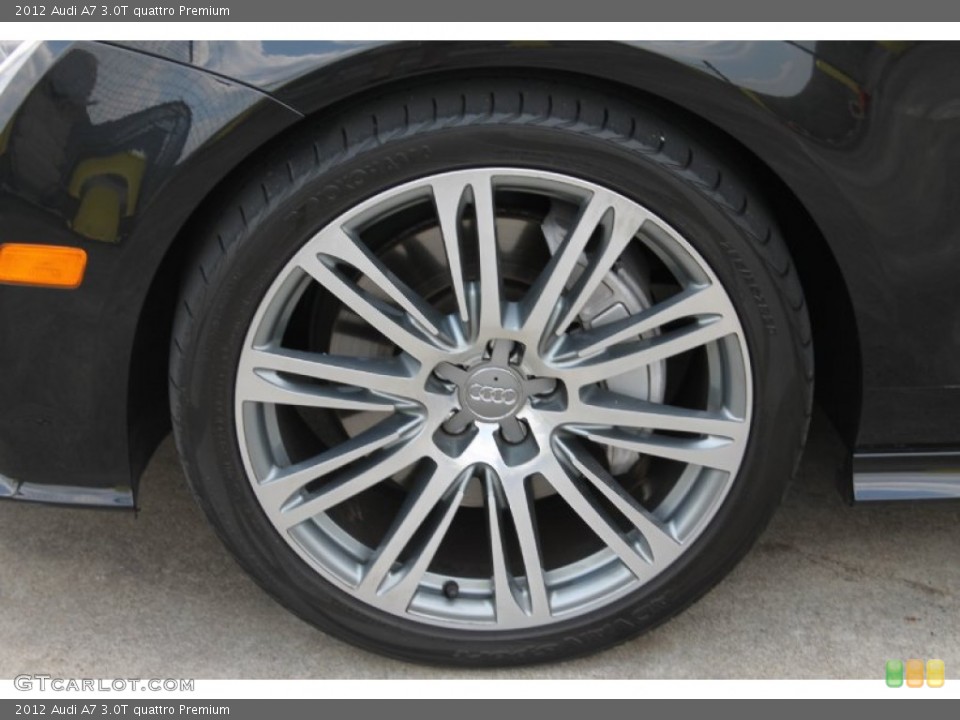 2012 Audi A7 3.0T quattro Premium Wheel and Tire Photo #83024544