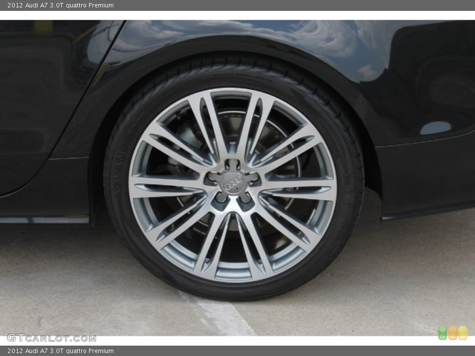 2012 Audi A7 3.0T quattro Premium Wheel and Tire Photo #83024580