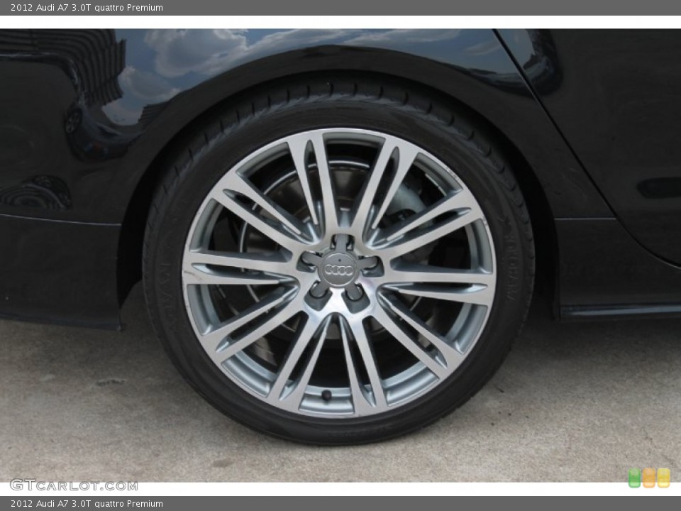 2012 Audi A7 3.0T quattro Premium Wheel and Tire Photo #83024652