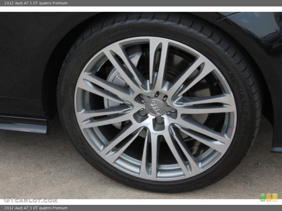 2012 Audi A7 3.0T quattro Premium Wheel and Tire Photo #83024700