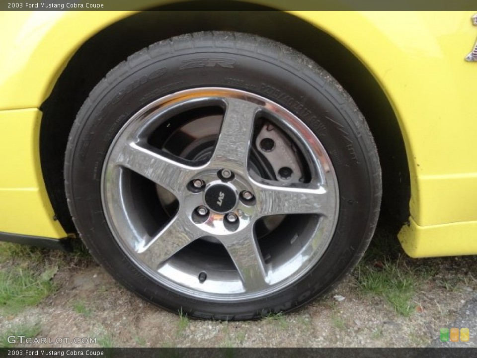 2003 Ford Mustang Cobra Coupe Wheel and Tire Photo #83035443