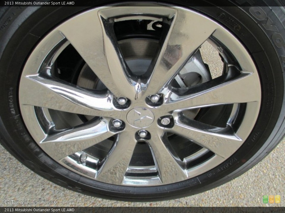 2013 Mitsubishi Outlander Sport LE AWD Wheel and Tire Photo #83035974