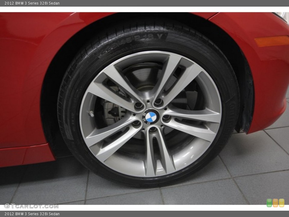 2012 BMW 3 Series 328i Sedan Wheel and Tire Photo #83042289